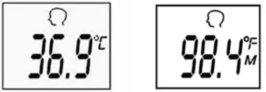 promed FR830 IRT 100 Infrared Thermometer - Display7