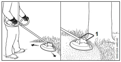 STIHL FSA 86 R Trimmer - Operating the Trimmer 2