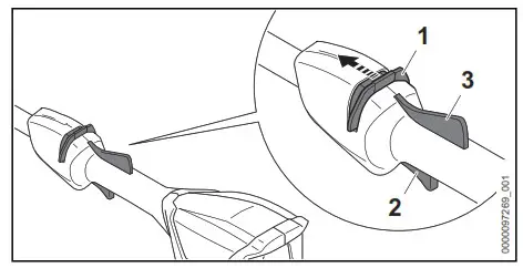 STIHL FSA 86 R Trimmer - Switching the Trimmer 1
