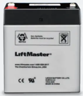 LiftMaster 87802 DC LED Battery backup Wi Fi Heavy Duty Chain Drive - Garage Door Opener Battery