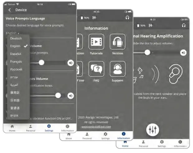 BeHear Neck Speaker Personal Hearing Amplifier - Manage Your BeHear PROXY