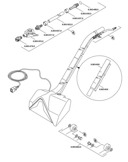 KARCHER PW 30 Spray Extraction Cleaner - fig1