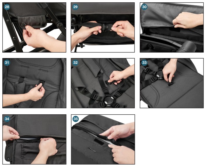 joovy Kooper RS Single Stroller with Snack Tray - Product Overview 5