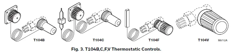 Honeywell T104A-Thermostatic-Control-FIG 3