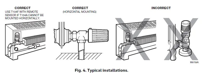 Honeywell T104A-Thermostatic-Control-FIG 4