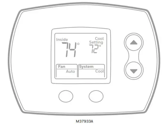 Honeywell TH5110D Non Programmable Thermostat - figure 1