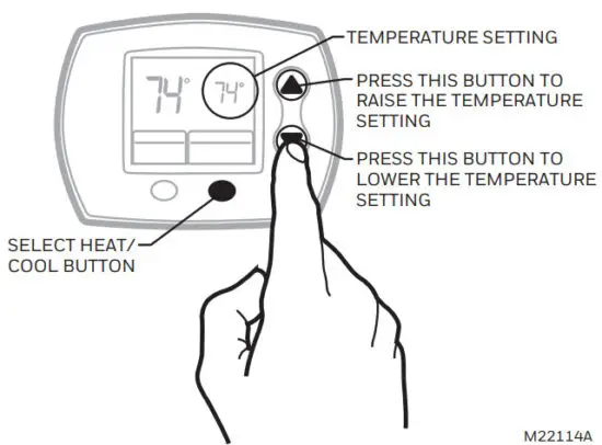 Honeywell TH5110D Non Programmable Thermostat - figure 12