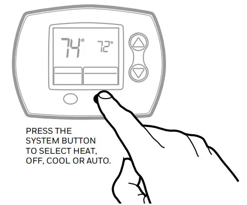 Honeywell TH5110D Non Programmable Thermostat - figure 4