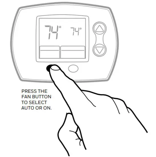 Honeywell TH5110D Non Programmable Thermostat - figure 5
