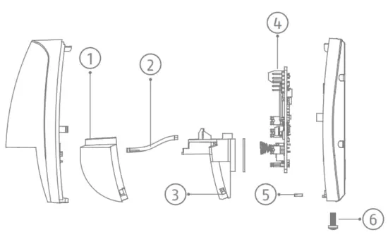 ABUS AZBW10000 Motion detector PIR PET - Detector