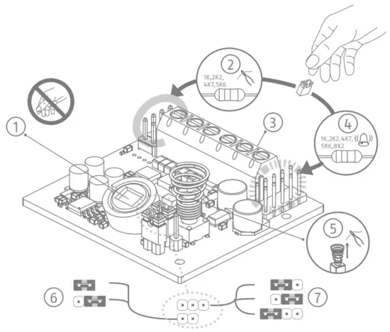 ABUS AZBW10000 Motion detector PIR PET - PCB