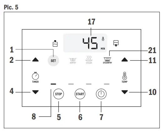 delimano-ST-007-Air-Fryer-with-Steam-FIG-5