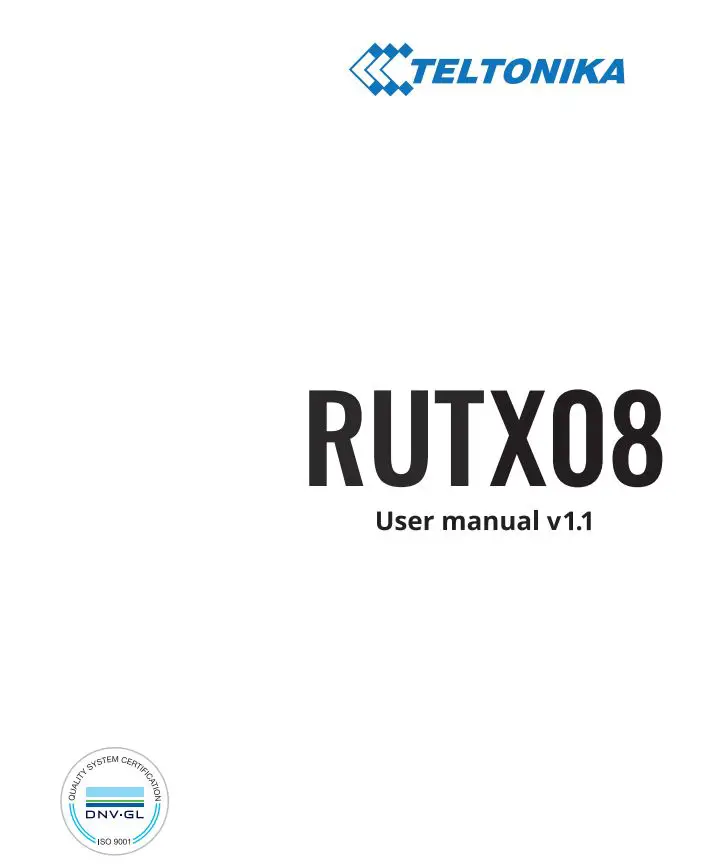 TELTONIKA Industrial VPN Router User Manual