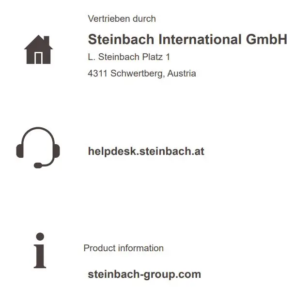 Steinbach ID452 Solar Shower - Product information