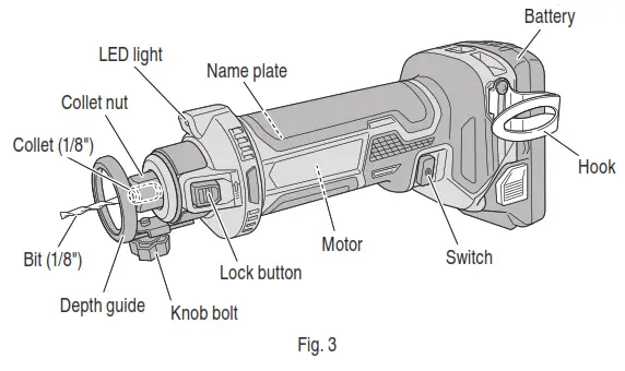 HiKOKI M 18DYA Cordless Cut Out Tool - HiKOKI M 18DYA Cordless Cut Out Tool