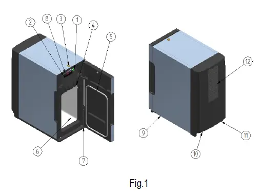 VITRIFRIGO FG10i DGT Refrigerators for Milk Storage- fig 1
