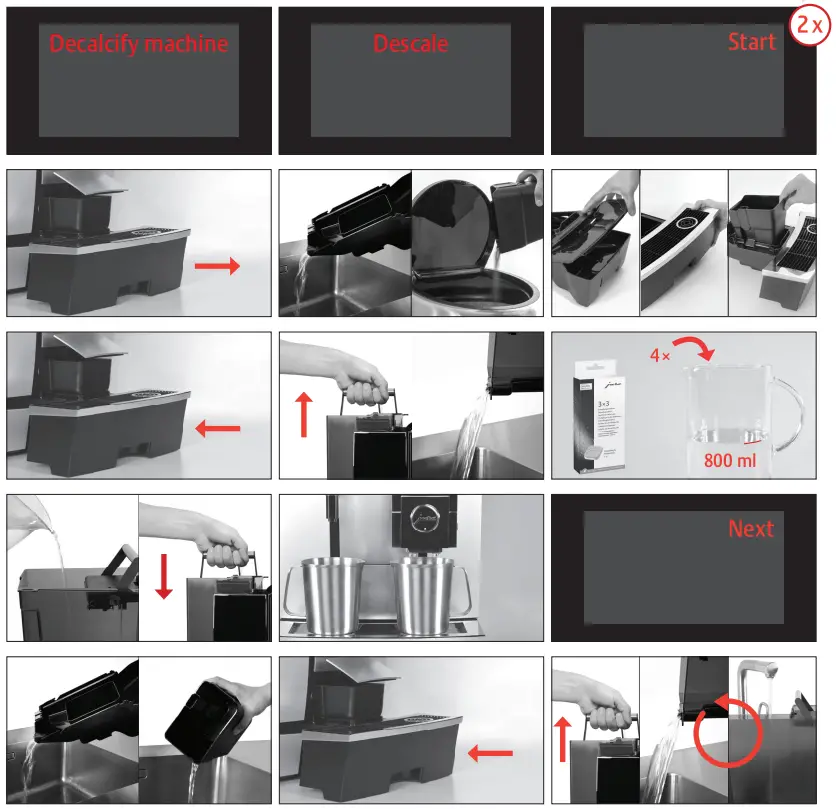 Jura GIGA X3C Gen II Coffee Maker Machine -Start