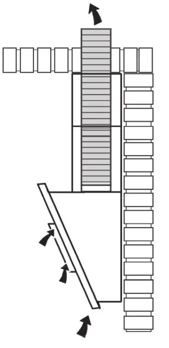 ETNA AD570ZT Cooker Hood - Afvoersystemen