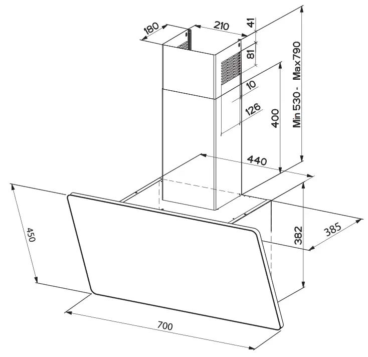 ETNA AD570ZT Cooker Hood - fig 2