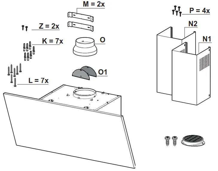 ETNA AD570ZT Cooker Hood - fig 5