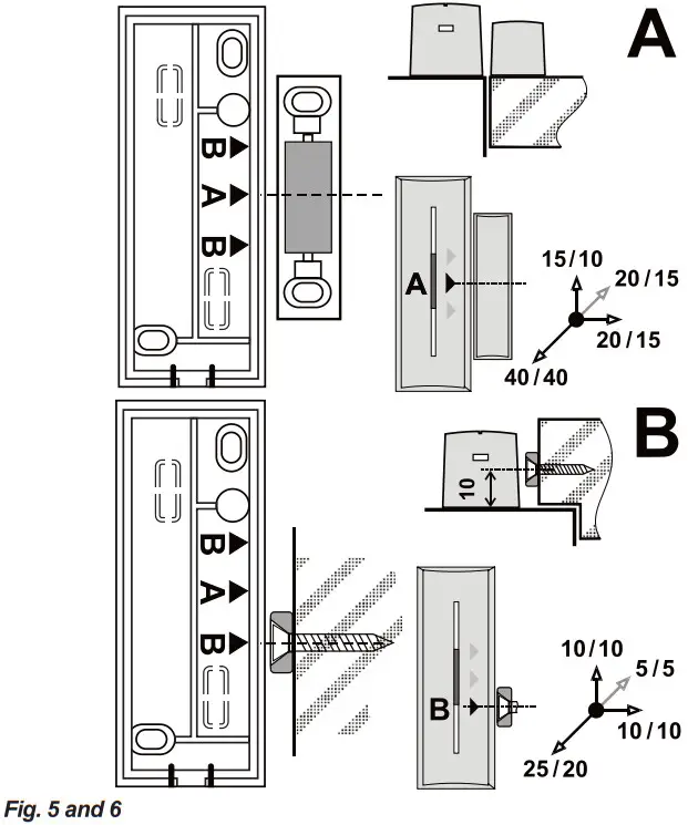 JABLOTRON JA 183M Wireless Magnetic Door Detector - fig 3