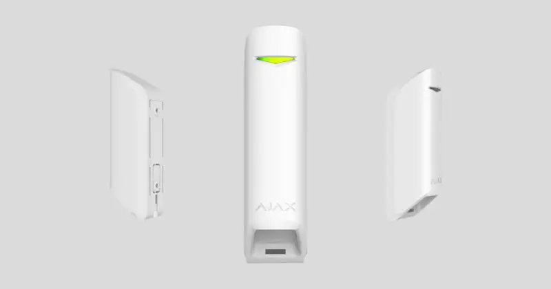 AJAX MotionProtect Curtain Curtain Type Wireless Motion Detector