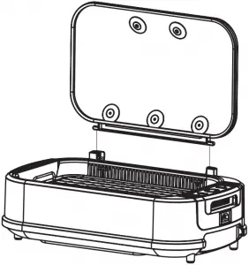 Removable Glass Lid Assembly 2