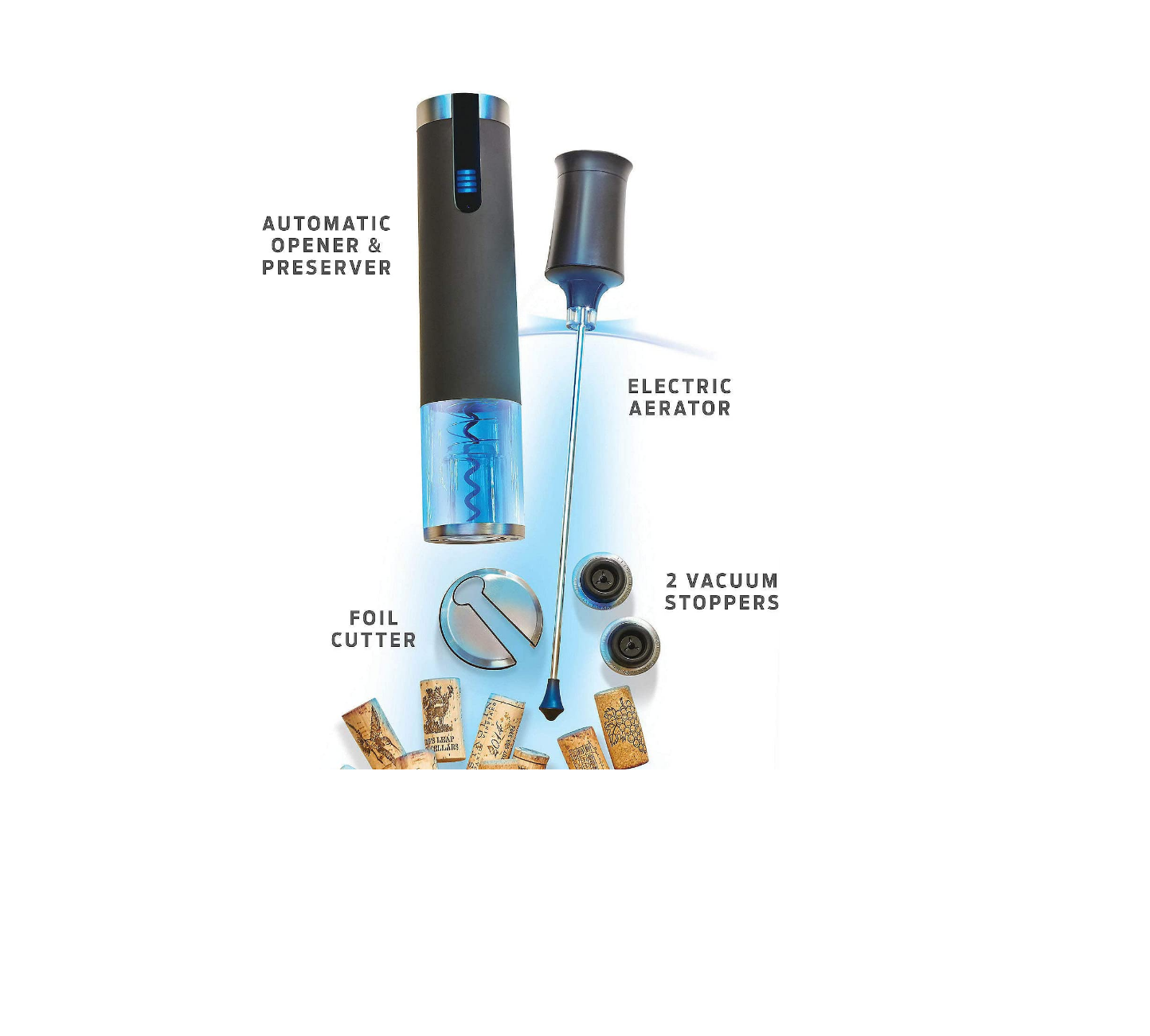 Wine Enthusiast Automatic Wine Opener User Manual