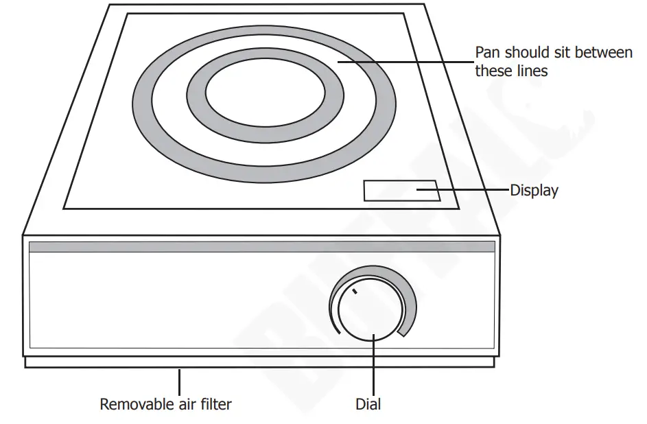 BUFFALO CE208 Induction Cooker Operation