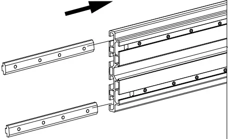 Kimex Alu. Rail Extension Bars 032 Range 03