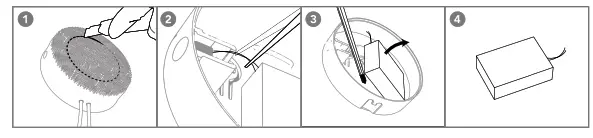 FOREO F3340 LUNA 4 Body T Sonic Massaging Body Brush- POWER REMOVAL