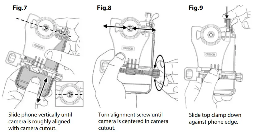 CARSON Smartphone Telescope Adapter - Align & Lock