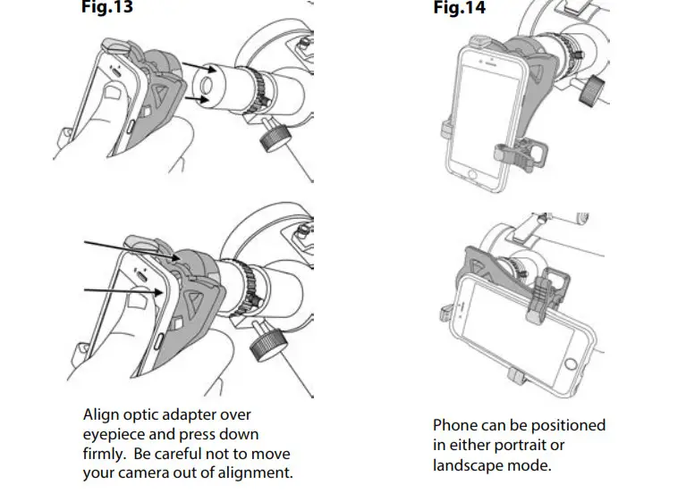 CARSON Smartphone Telescope Adapter - Attaching to Optic
