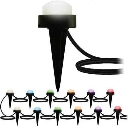 enbrighten 58107 Mini Color Changing Landscape Lights