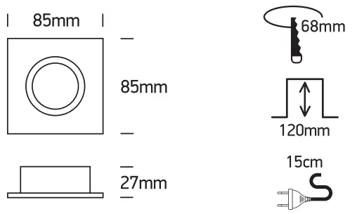 one-LIGHT0-50105R1-Recessed-Spots-Fixed-Light-FIG-1