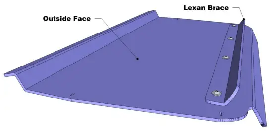 FALCON RIDGE Kawasaki Teryx4 Aero-Vent Front Windshield-fig4