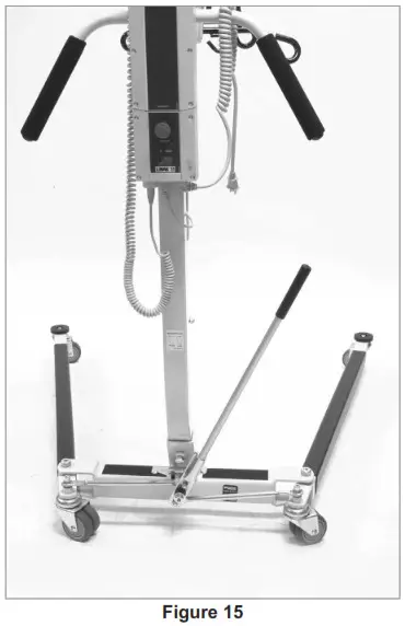 Joerns Healthcare C-HLA-2 Lifting and Repositioning - Leg Spreader Operation 2