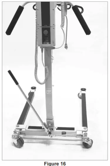 Joerns Healthcare C-HLA-2 Lifting and Repositioning - Leg Spreader Operation 3