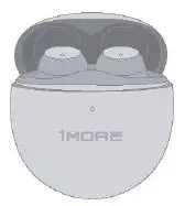 Headphones 1MORE ComfoBuds Mini Hybrid Active Noise Cancelling Earbuds User Manual - A Full Charge will take around 70