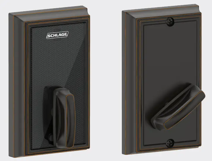 Schlage Control Smart Deadbolts Be467f Datasheet