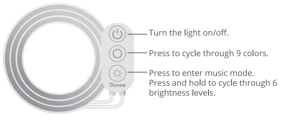 Govee H61A2 RGBIC LED Neon Rope Lights