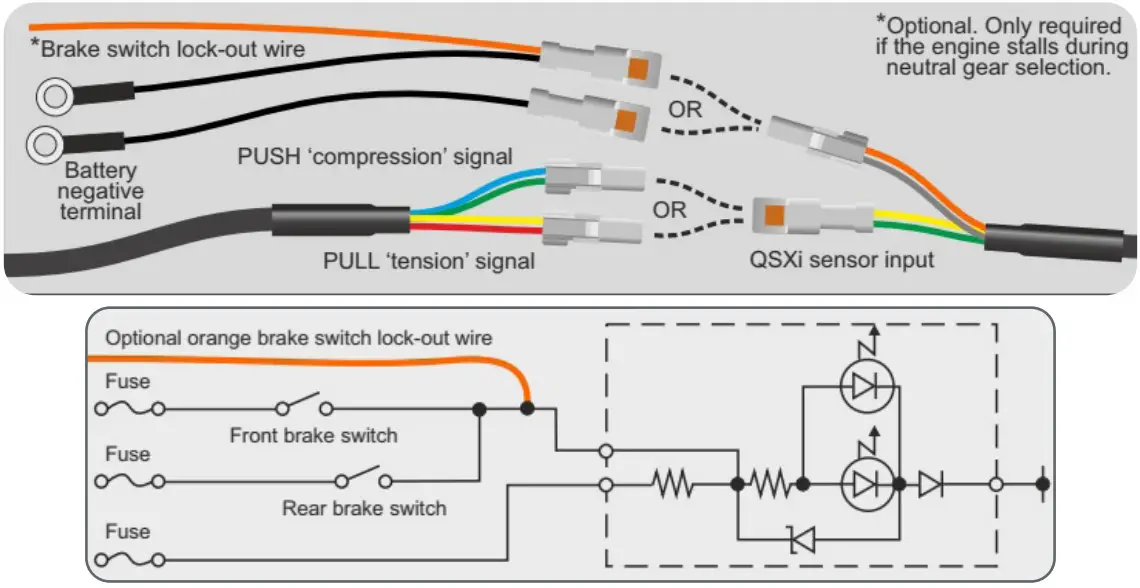 DYNO JET QSX MODULE Universal Four Channel Denso Style Coil Stick Connectors Kawasaki - Figure 2