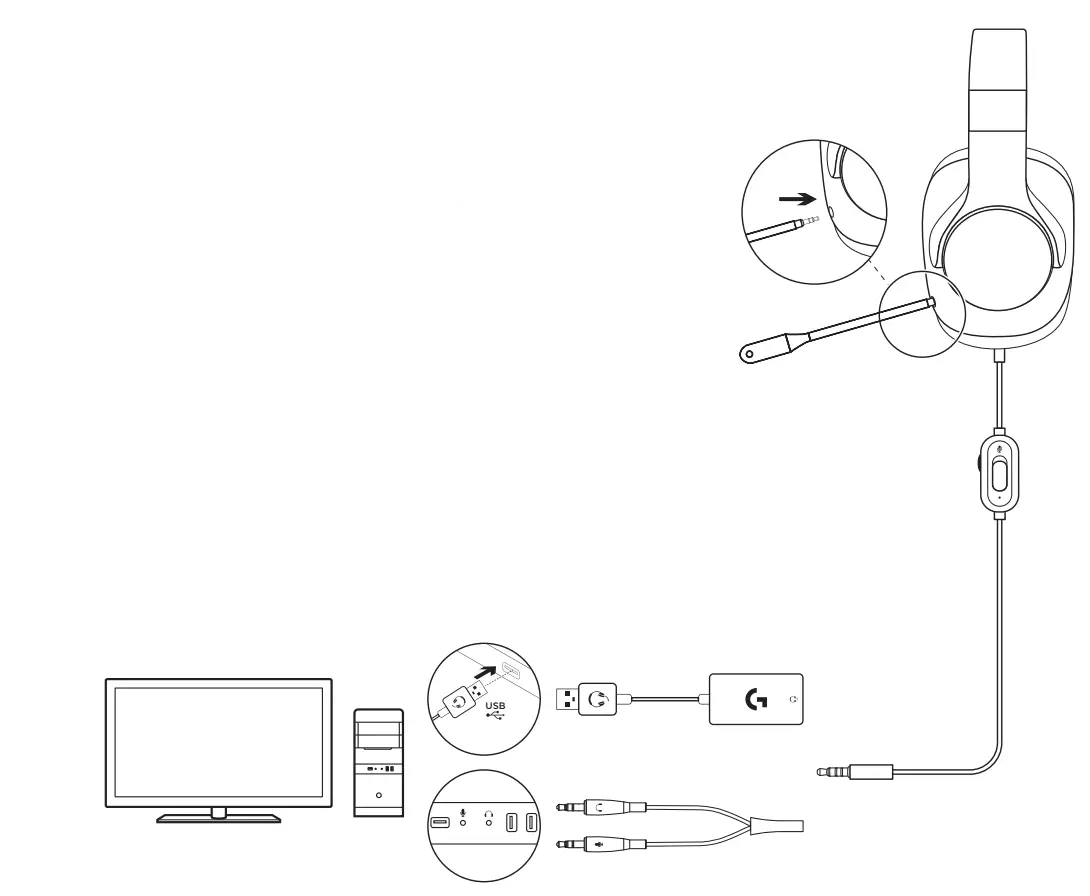 Logitech G433 7.1 Wired Gaming Headset with DTS Headphone (2)