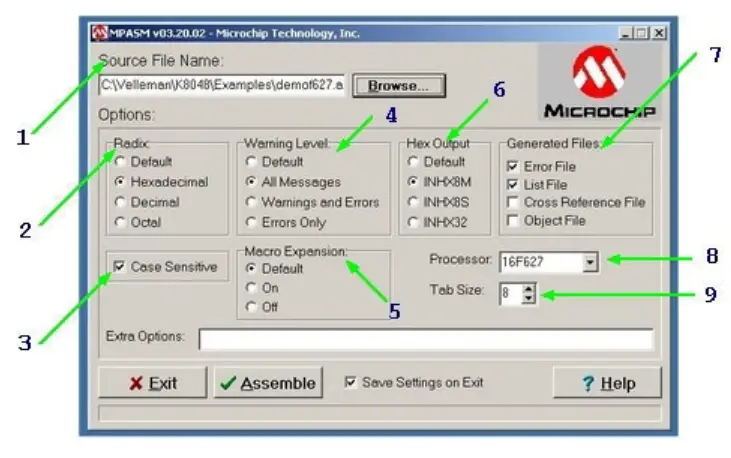 velleman K8048 PIC Programmer Board - fig 2