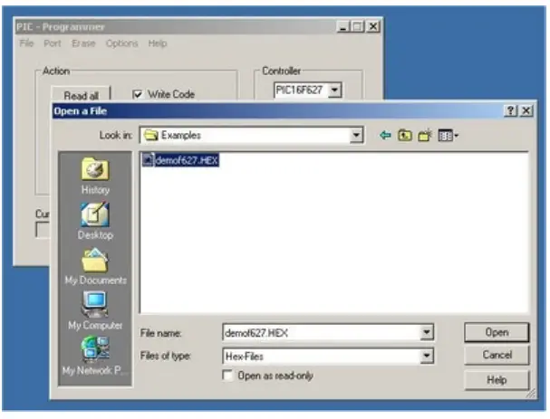 velleman K8048 PIC Programmer Board - fig 4