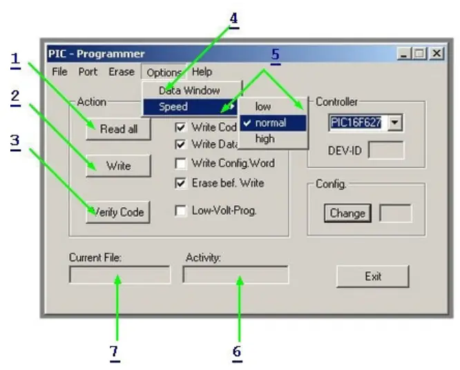 velleman K8048 PIC Programmer Board - fig 7