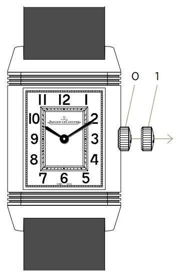 JAEGER LECOULTRE 2518540 Quartz Reverso Classic Watch - Fig 3