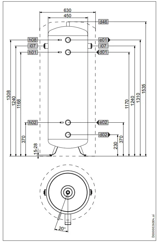 STIEBEL ELTRON STH Series Buffer Cylinder - Figure 12
