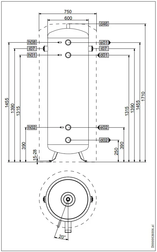 STIEBEL ELTRON STH Series Buffer Cylinder - Figure 13
