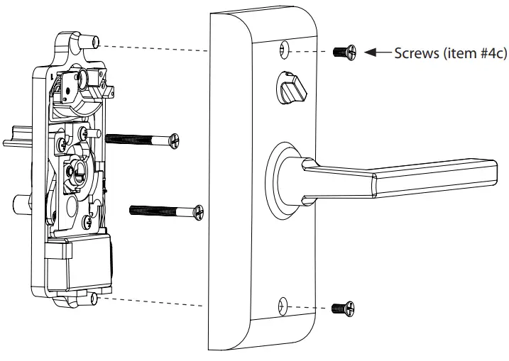 Install Inside Trim Plate